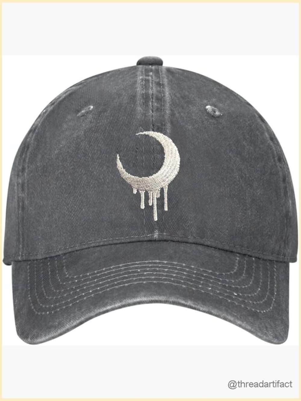 Adjustable Embroidered Washed Cotton Baseball Cap Unisex Hat